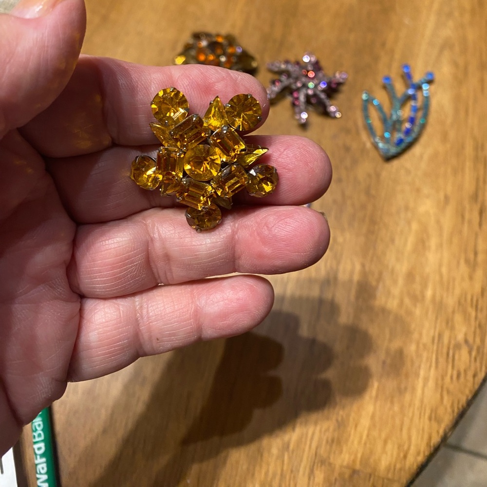 Vintage lot of MCM costume jewelry excellent condition no missing stones